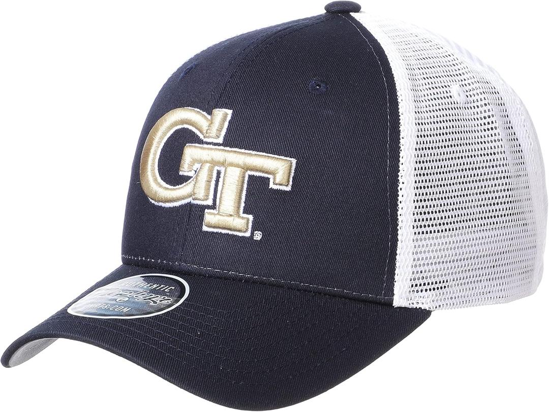 ZHATS NCAA Mens Adjustable Snapback Hat Big Rig (One Size, Team Color)