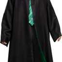 Harry Potter Robe, Deluxe Wizarding World Hogwarts House Themed Robes for Adults, Movie Quality Dress Up Costume Accessory, Teen XL (14-16)