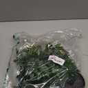 Palonu Artificial Hanging Plants for Shelf, 4 Pack Fake Potted Greenery Faux Eucalyptus Vine, Mandala Vine, String of Pearls,Pea pod Leaves in Pot for Office Living Room Bathroom Indoor Outdoor Dcor