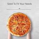 Restaurantware Met Lux 18 Inch Commercial Pizza Pan 1 Coupe Style Pizza Cooking Tray - Heavy-Duty 18-Gauge Aluminum Round Baking Tray Oven-Baking For Pizzas & More