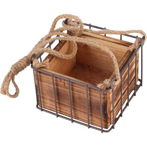 Yosoo Hanging Baskets for Plants, Home Garden Wall Storage Planter Hangings Decor Flower Plant Hanging Basket Flowerpot