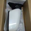 Dasbecan Left Driver Side Mirror Compatible with 2017-2022 Honda HRV with Power Glass, Manual Folding, Non-Heated, Platinum White Pearl Replace# 76258T7WA71 (3Pins)