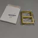 DICOSMETIC 10Pcs Acrylic Hanging Family Tree Photo Frame 3.31x1.95x0.2 Inch Mini Hanging Picture Frames Gold Photo Ornaments Mother's Day Gifts for Polaroid Film,Inner Diameter: 2.48x1.59 Inch