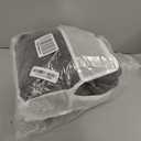 Bean Bag Chair 3.3ft (No Filler) Big Faux Leather Cover Pouf Without Filler Outdoor Beanbag Chaise Lounger Salon Game Movie Sac Puff For Bedroom Living Room Garden(Carbon grey,D3.3ftcoveradults)