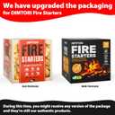 70 pcs Fire Starter - Natural Fire Starters for Campfires, Fire Pit, Pizza Oven, Fireplace, Smoker, BBQ, Pellet Stove & Wood - Fire Starters for Grill, Charcoal Starter
