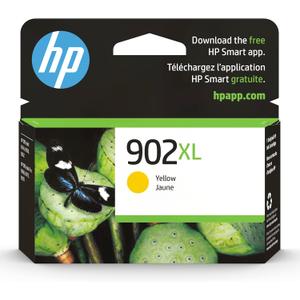 HP 902XL Yellow High-yield Ink Cartridge | Works with HP OfficeJet 6950, 6960 Series, HP OfficeJet Pro 6960, 6970 Series | Eligible for Instant Ink | T6M10AN
