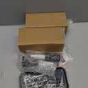 Soap Dispenser - 2 Pack, Antique Design Thick Amber Glass Hand Soap Dispensers with Sturdy Tray; 304 Rust Proof Stainless Steel Black Pump, 12Pcs Stickers, for Kitchen, Bathroom- Black