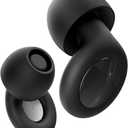 Ear Plugs for Sleeping Noise Cancelling,Comfortable Silicone Earplugs for Sleeping Hearing Protection Ear Plugs for Sleep, Focus, Noise Sensitivity (Black)