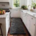 Ophanie 2x8 Runner Rug for Hallway, Upgrade Non-Slip Fluffy Soft Bedside Rugs, Bedroom Living Room Grey Shaggy Gray Carpet for Kids Girls Boys Dorm Nursery Home Decor Aesthetic