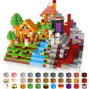 150PCS Magnetic Building Block Set for Kids - 3D Magnetic Tiles with Storage Box, BPA-Free ABS Plastic STEM Creative Construction Toys, Compatible with Major Brands, Educational Gift for Boys Girls 3+