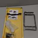 Asiingkel Adjustable Metal Shelving Unit, Stackable & Expendable Storage Rack for Home/Office/Kitchen, Space-SavingSturdy&DurableEasy Assembly1PACK/Medium/Black/BURLIWOOD