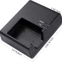 LC-E10 LP-E10 LC-E10C Battery Charger Compatible with Canon EOS Rebel T3 T5 T6 T7 T100 1100D 1200D 1300D 1500D 2000D 3000D 4000D kiss X50 X70 X80 X90 DSLR Digital Camera