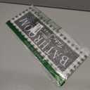 Jetec Buffalo Plaid Bathroom Decor Wooden Vintage Bathroom Wall Sign 13.8 x 5.1 Inch Take Your Time Farmhouse Wall Hanging Plaque Rustic Wood Black Checkered Decor for Restroom Home Door