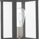 Livex Lighting 1 Light Brushed Nickel Outdoor Post Top Lantern