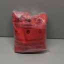 DUSKCOVE 12 Pack Plain Bib Aprons with 2 Pockets - Red Unisex Commercial Apron Bulk for Kitchen Cooking Restaurant BBQ Painting Crafting