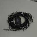 [8 Modes & Timer] 6 Ft 54LED Halloween Garland with Lights, Purple Willow Vine Twig Garland Battery Operated Indoor Outdoor Fireplace Table Wall Home Party Halloween Decorations