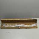 Lat Cable Machine Attachment Curl Pulldown Barbell Revolving Bar, Multi-Exerciser Cable Attachment, Solid Steel Tricep Press Down Bar with Rubber Handgrips & Revolving Hanger (28 Inch Chrome)