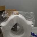 Drive Medical RTL12027RA 2-in-1 Raised Toilet Seat with Removable Padded Arms, Standard Seat