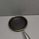 COOKER KING 8-Inch Stainless Steel Pan, Hybrid Nonstick Frying Pan, Skillet, 3-Ply Clad Cookware, Even Heat Distribution, Dishwasher & Oven Safe, with Stay-Cool Handle, Induction Compatible