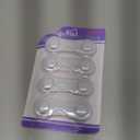 Cabinet Door Locks for Baby Proofing and Child Safety, 4 Pack Childproof Cabinet Locks with Adhesive for Drawer Cupboards Fridge Closet and Pantry, Child Proof Latch for Protecting Kids (White-4PCS)