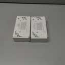 2 x Dark Red Velvet Ribbon 3/8" with Wooden Spool 15 Yd, Burgundy Velvet Ribbon for Christmas Tree, 3Rolls for Christmas Wreath Decoration Gift Wrapping &Bow Making