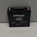 ExpertPower EXP12200 12V 20Ah - SLA Rechargeable 12V Battery for Ride on Toys, UPS, Lawn Mower, Generator, Medical Devices, Wheelchair, Mobility Scooter Battery Replacement 12 Volt AGM