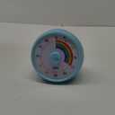 Visual Timer for Kids, 60-Minute Countdown for Classroom Office Kitchen, Desk Timer Kids Time Management Tools with Silent Operation, Pomodoro Timer Rainbow Pattern(Blue)