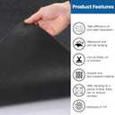 Extra Large Garage Floor Mat 8' 10" x 22' - Premium Felt + Waterproof Backing Thickened and Soft Heavy Duty Oil Absorbent Non-Slip Pad Garage Parking Mats for Floor Large SUVs MPV Pickup Truck RV