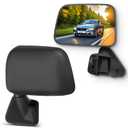SCITOO Side View Mirrors fit for 1987-1989 For Toyota 4Runner 1987-1995 For Toyota Pickup Black Manual Folding Manual Adjustment TO1321109 RM72004-111 a Pair of Mirrors Side View Mirrors