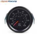 Dyno Racing 2" 52mm Mechanical Oil Press Gauge 0-10 Bar/0-150PSI Oil Pressure 12V Press Gauge Yellow Light Car Meter NPT1/8