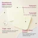 depology Triple-Acid Exfoliator Toner Pads - Double sides Gentle Resurfacing Pads with Glycolic, Lactic & Salicylic Acid for Pores, Dullness & Texture