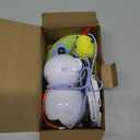 Interactive Cat Toys for Indoor Cats: 2 in 1 Laser Pointer Cat Toy with Automatic Flying Bird & Mouse Wand, Smart Motion Mode Adjustable Speed, USB Rechargeable Safe for Bored Kittens and Adult Cats (White)