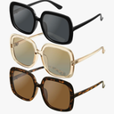 miyya Oversized Polarized Sunglasses Women, Trendy Retro Sun Glasses for Women 2025, Oversized Shades