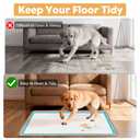 40"x28" Pee Pad Holder for Dogs Lanstics Puppy Pad Holder Silicone Pee Tray for Dog Training Floor Protection Raised Edge Dog Potty Tray, No Pee Pads(Khaki)