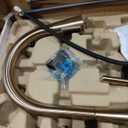 Delta Essa Brushed Gold Touch Kitchen Faucet with Pull Down Sprayer, Modern Single Hole Touch On Kitchen Sink Faucet, Single Handle, Champagne Bronze 9113T-CZ-DST