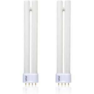 PL18-B 18W Replacement Tube Light Bulb for OttLite T18330 PL18-B-FFP OTL18TCB Fluorescent Light Bulb,Tpye B,Bright Natural Daylight,2G11 Base,930lm,9'' Overall Length 2 Pack