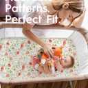Graco Pack and Play Sheets Fitted, TotBasic Ultra Soft Mini Crib Sheets Boy, Neutral Pack N Play Mattress Sheets Hypoallergenic and Soothing, Premium Jersey Playrad Sheets, 2 Pack