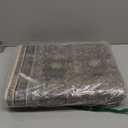 WITSHOCK Vintage 2x6 Runner Rug for Hallway, Soft Non-Slip Low Pile Blue Boho Retro Washable Area Rug for Living Room, Bedroom, Kitchen, Dining Room, Meeting Room