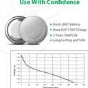LiCB 10 Pack LR41 AG3 392 384 Battery,Long-Lasting & Leak-Proof,High Capacity 1.5V LR41 Coin & Button Cell Batteries for Digital Thermometer Ornament Hearing Aid Led Watch