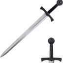 Hero's Edge G-JS101 Foam Excalibur Sword, 28" silver