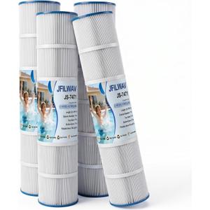CCP420 Pool Filter Cartridges Compatible with Unicel C-7471, Ultral-A6, CCP420, 178584, 817-0106, R173576, Filbur FC-1977, 570-0425-07, | L x OD: 26"x 7" | 4 Pack
