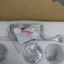 3-Light Vanity Lights,Brushed Nickel Vanity Light,with Clear Glass Shade for Bathroom Light Fixtures, Bathroom Light Fixtures Over Mirror