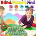 2 x 54PCS Fruit Flip Chess Memory Chess Game, Flip Match Board Game, for Kindergarten, Family, and Party Activities