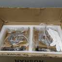 White Gypsum Modern LED Wall Sconces Wall Lighting Set of 2, Indoor Hardwired Walls Mount Light Fixtures Up Down Lamp for Hallway Bedroom Living Room Dining RoomBulbs Included