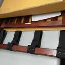 Casual Home Luggage Rack, Walnut, Solid Wood