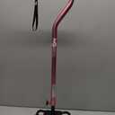 Hugo Adjustable Quad Walking Cane, Rose