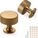 10 Pack Cabinet Knobs for Drawers, Champagne Bronze Kitchen Cabinet Knobs, Drawer Pulls for Dresser & Cupboard, Solid Zinc Alloy Hardware for Furniture