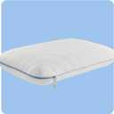 Sealy Dreamlife Queen Size Memory Foam Cooling Pillow with Surface Guard Technology, Removable Machine-Washable Cover, White, Standard