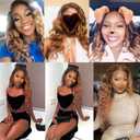 T4/30 Bundles Human Hair Ombre Body Wave Bundles 20 22 24 inch Two Tone Dark Brown to Light Brown Body Wave Bundle Brazilian Virgin Remy Hair Extensions Soft and Silky for Women