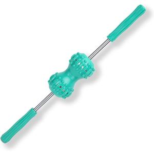 Muscle Roller Stick, Multifunctional Magnet Care Massage Roller For Relieving Muscle Soreness Loosing Tightness Soothing Cramps, Turqoise 